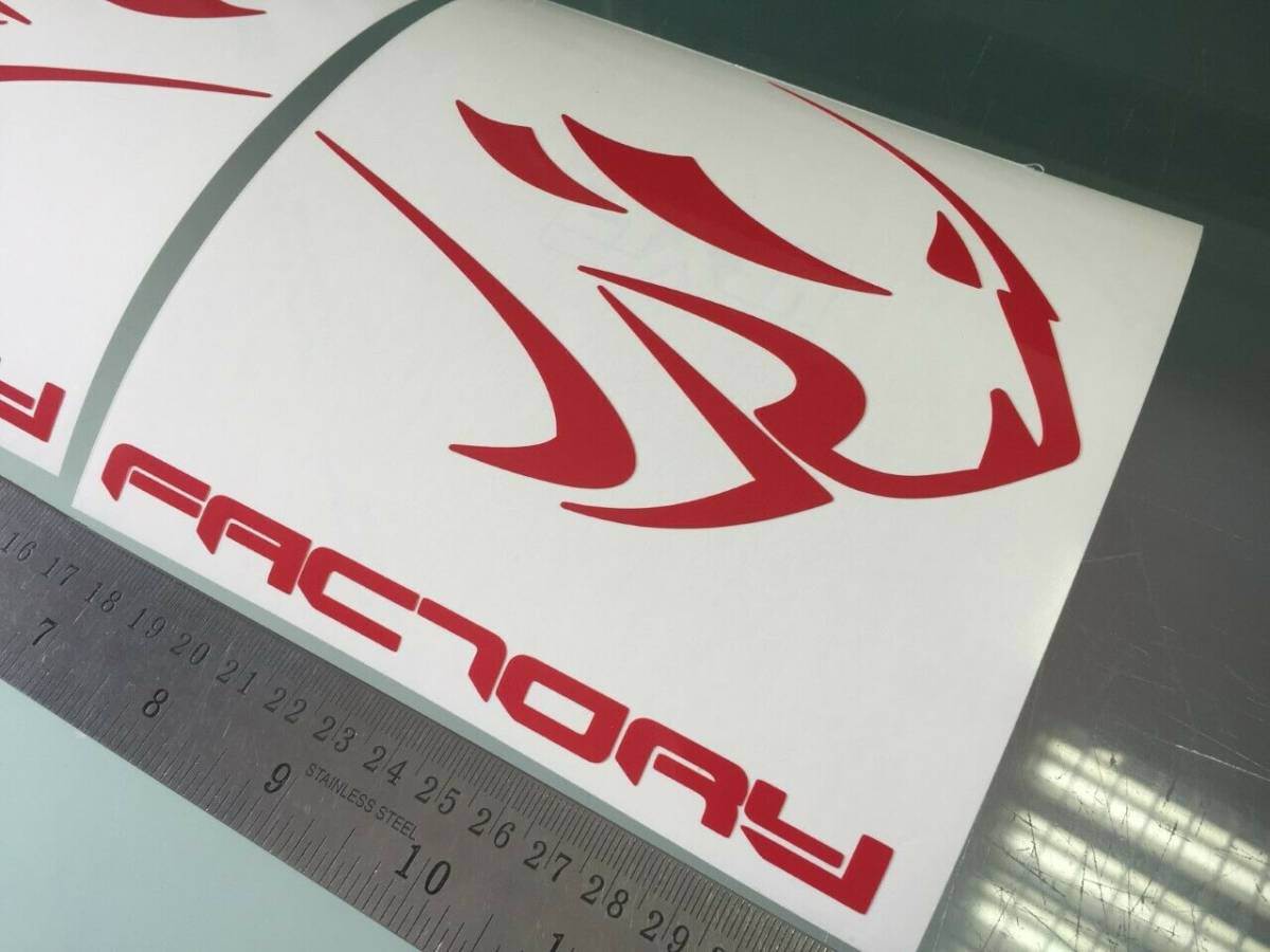 送料無料 Aprilia FACTORY LIONS RSV4 Decal Sticker アプリリア ライオン ステッカー シール デカール 150mm x 137mm レッド_画像3