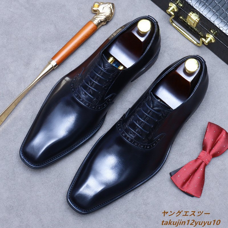 海外ブランド 最高級◇定価5万 新品 26.5cm ブラウン 紳士靴 希少