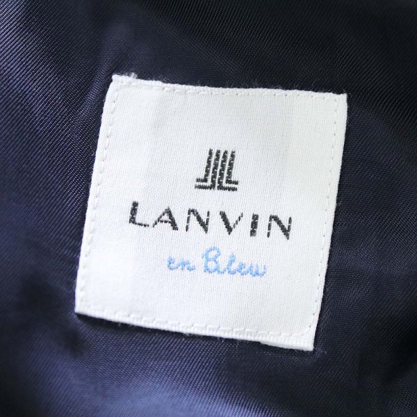 [PT12109] ランバンオンブルー コート ブルー系 40 LANVIN en Bleu_画像5