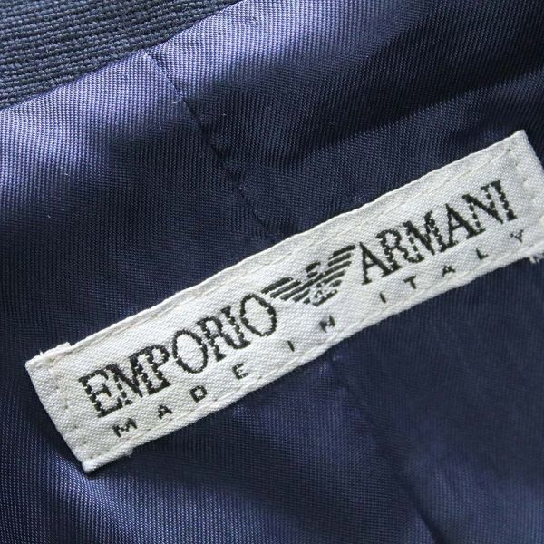 [PT12131] エンポリオアルマーニ パンツスーツ セットアップ ネイビー系 42 EMPORIO ARMANI_画像5