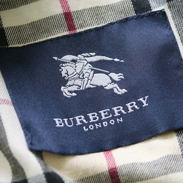 [PT12196] バーバリーロンドン キルティングジャケット ブルー系38BURBERRY LONDON_画像8