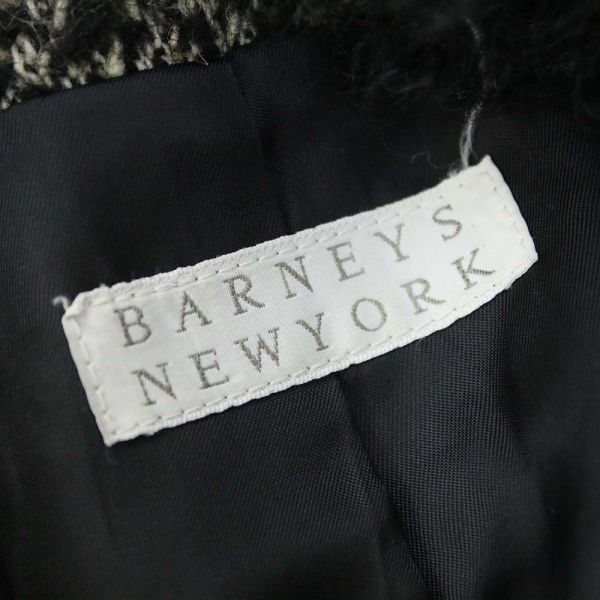 [PT12272] バーニーズニューヨーク コート ブラック系 38 BARNEYS NEW YORK_画像7