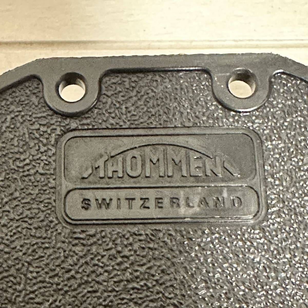 Thommen　機械式　気圧高度計　スイス製　9000m　ビンテージ hpa(mbar) 19JEWELS SWISS MADE THケース付き トーメン 計測器 キャンプ_画像9