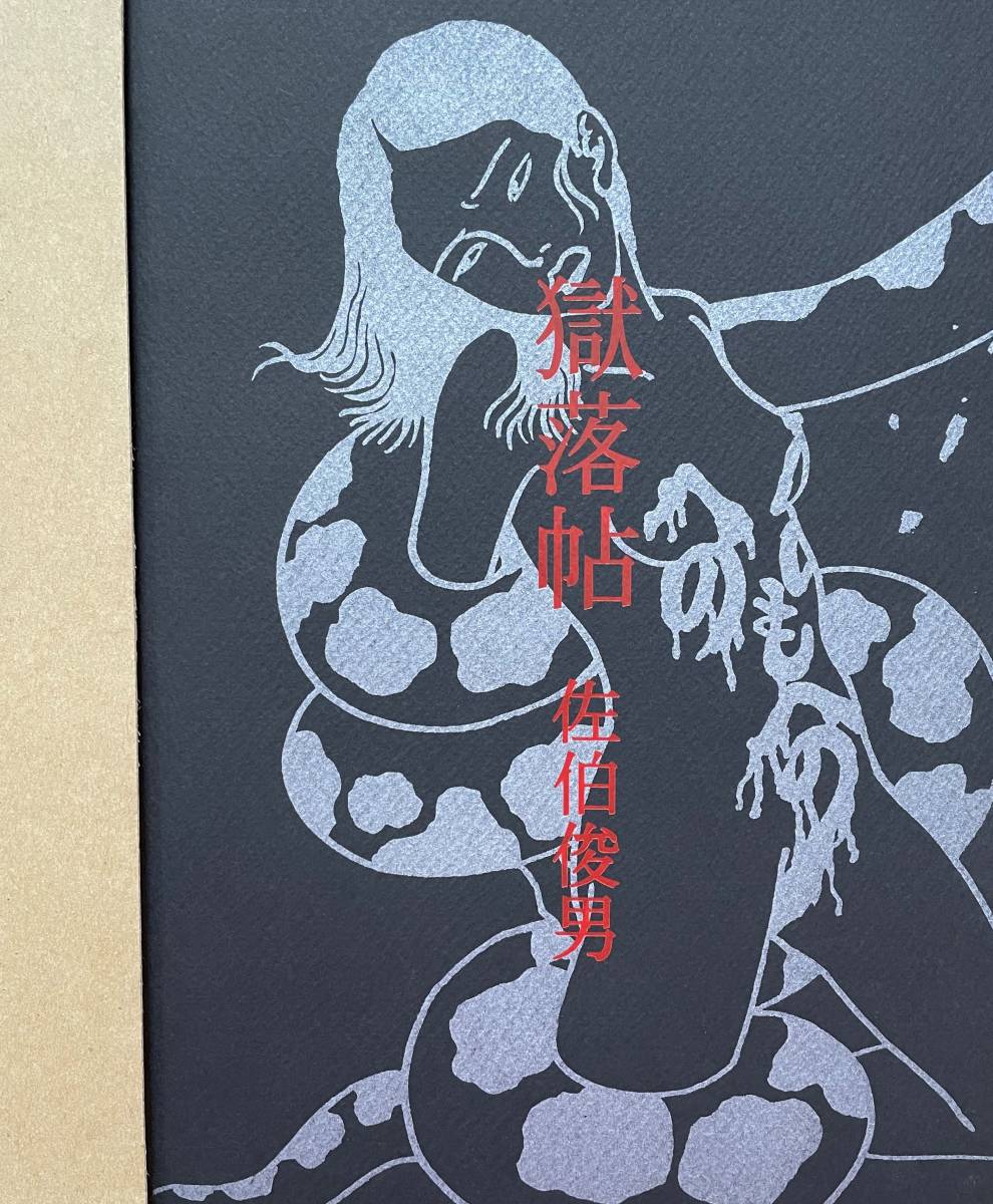 希少 絶版 「獄落帖 佐伯俊男」 新品同様 レトロ エロ グロ 残酷 希少 絶版 「獄落帖 佐伯俊男」 新品同様 レトロ エロ グロ 残酷