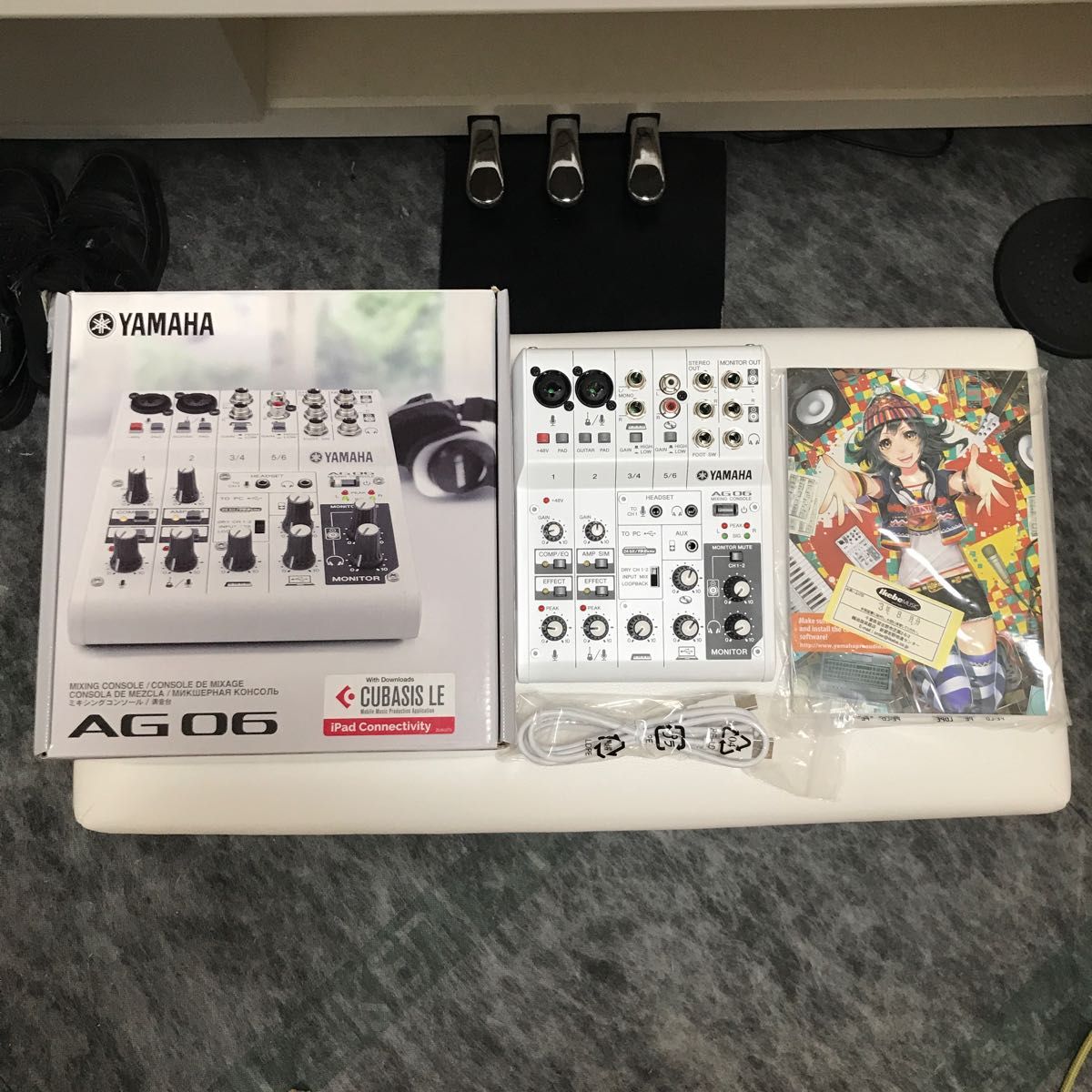 大宮 【動作確認済】YAMAHA AG06 ウェブキャスティングミキサー 付属品