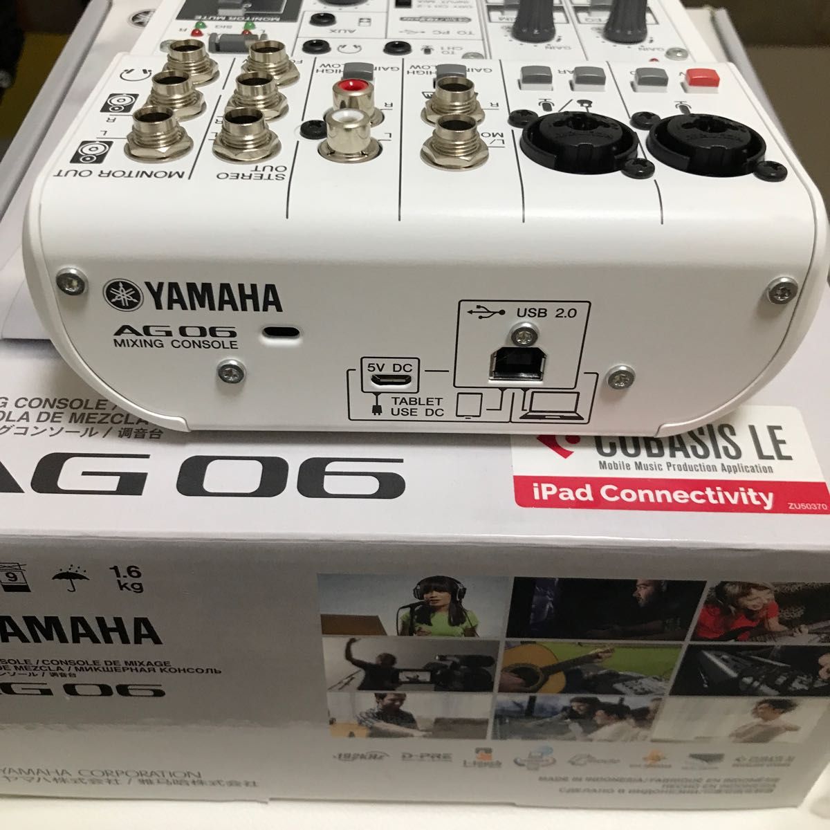 YAMAHA AG06 白 付属品完備 オーディオインターフェイス YAMAHA AG06 白 付属品完備 オーディオインターフェイス