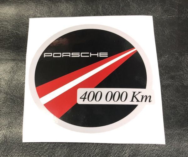  Porsche 400000km grill badge Porsche 40 ten thousand kilo recognition sticker 911 996 997 991 992 718 356 930 964 993 Carrera Cayman (-40nk1