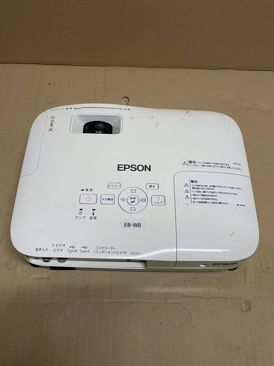 EPSON EB-W8 プロジェクター /ランプ使用 853H_画像1