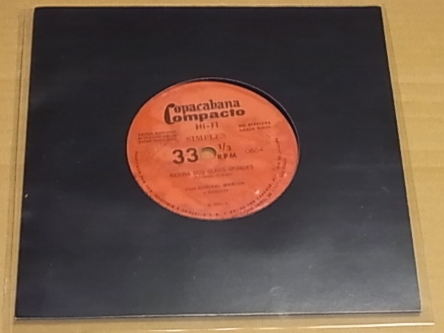 BRA盤67年7インチ！Eduardo Araujo作！オブスキュアなjovem guarda系シンガー！Dorival Marcos/Menina dos olhos grandes