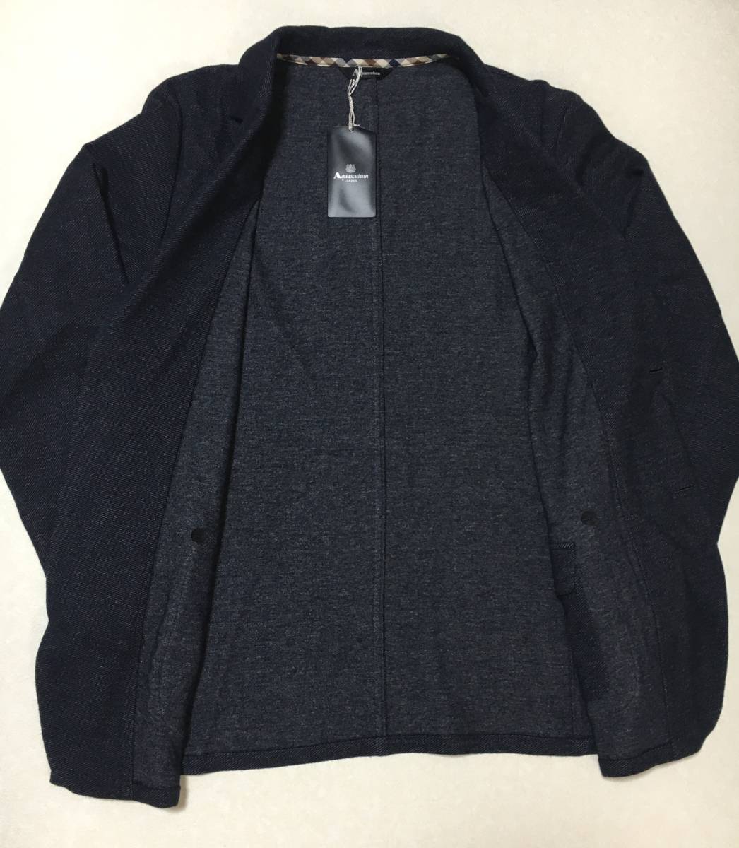 大きいサイズ　Aquascutum　日本製 ジャケット 2L　アクアスキュータム レナウン　定価71.500円_画像3