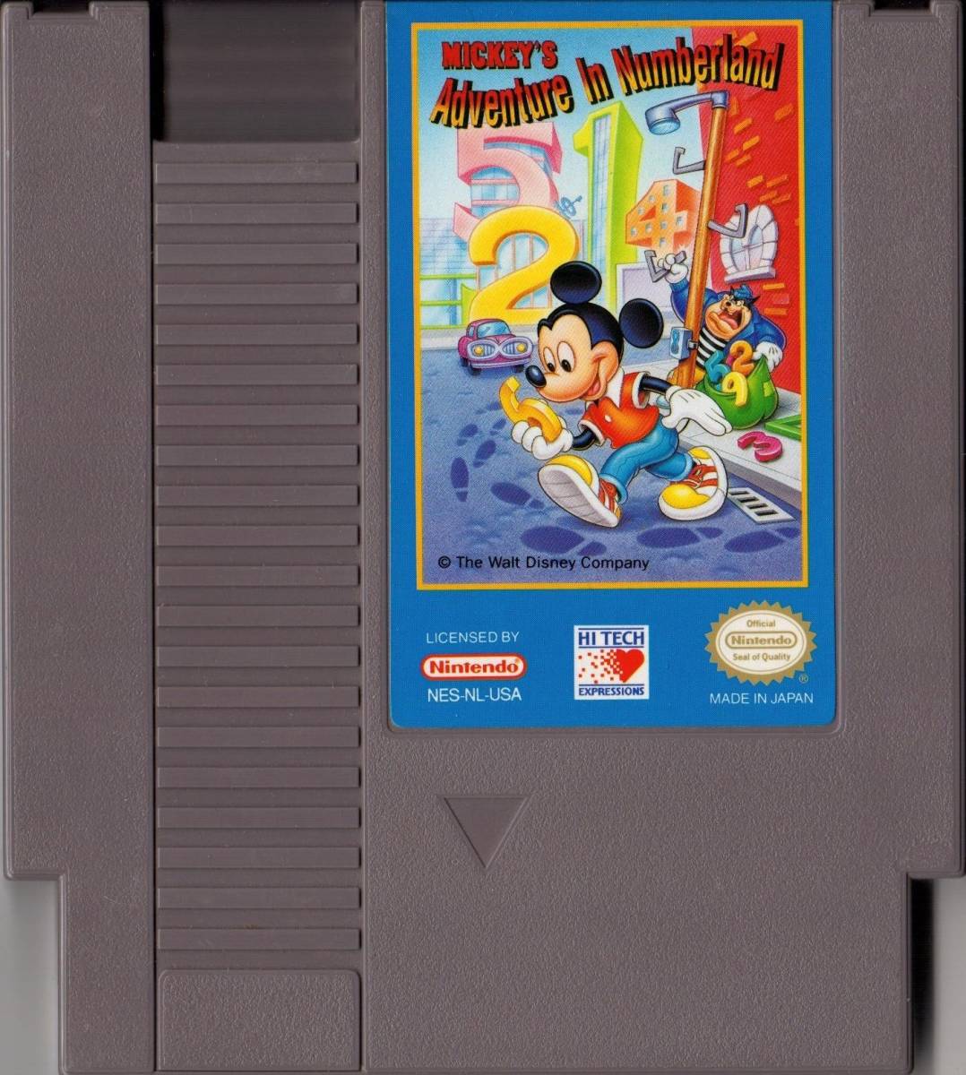 ★送料無料★北米版 ファミコン NES Mickey's Adventures Numberland ミッキー ディズニー