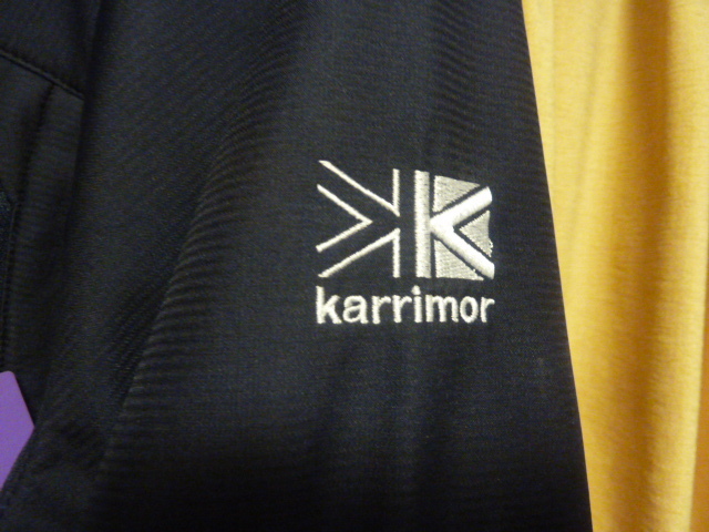 【未使用新品】カリマー karrimor ソフトシェル ジャケット arete hoodie ネイビーの画像4