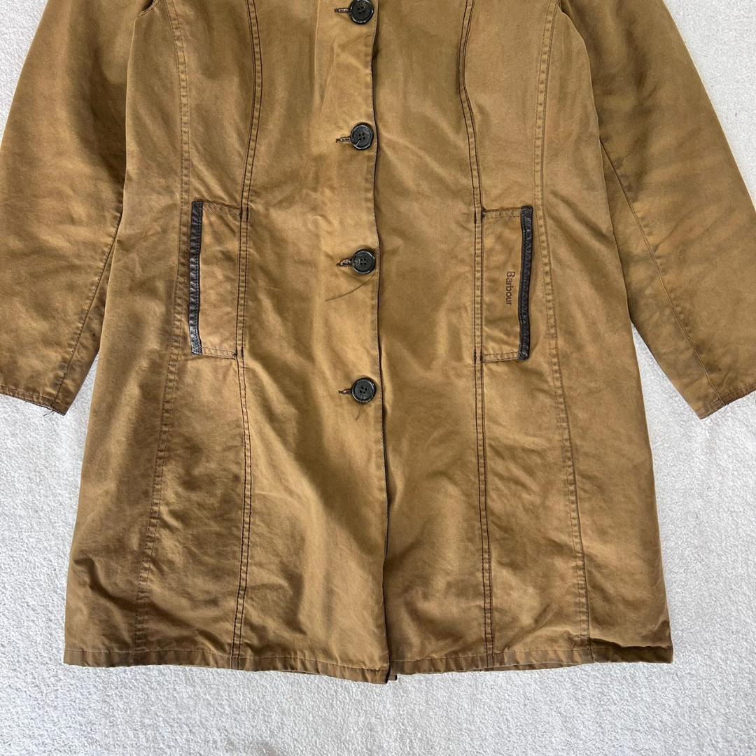 Barbour バブアー オイルドジャケット レディース サイズ10_画像6