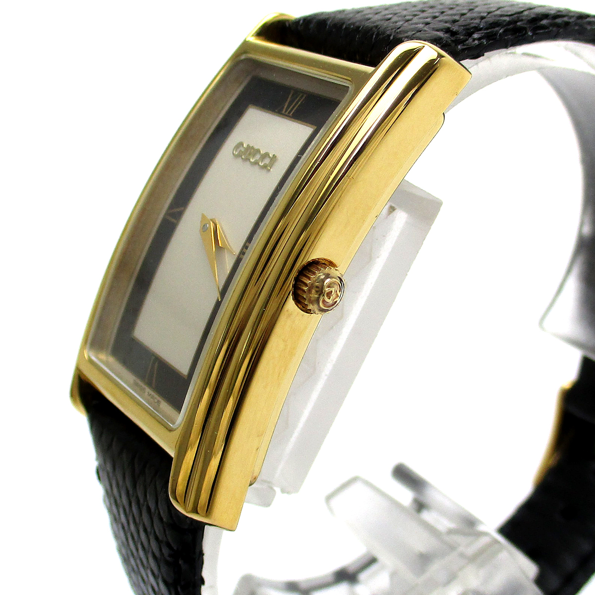 グッチ 時計 カーブレクタンギュラー ユニセックス ゴールド 2600M BOX GUCCI 腕時計 メンズ レディース_画像4