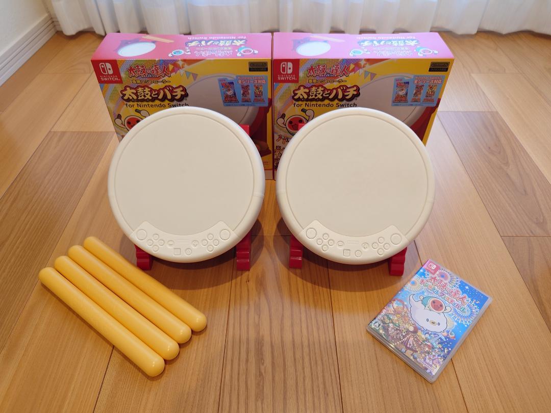 新品購入 美品 使用数時間 任天堂スイッチ switch 太鼓の達人 HORI