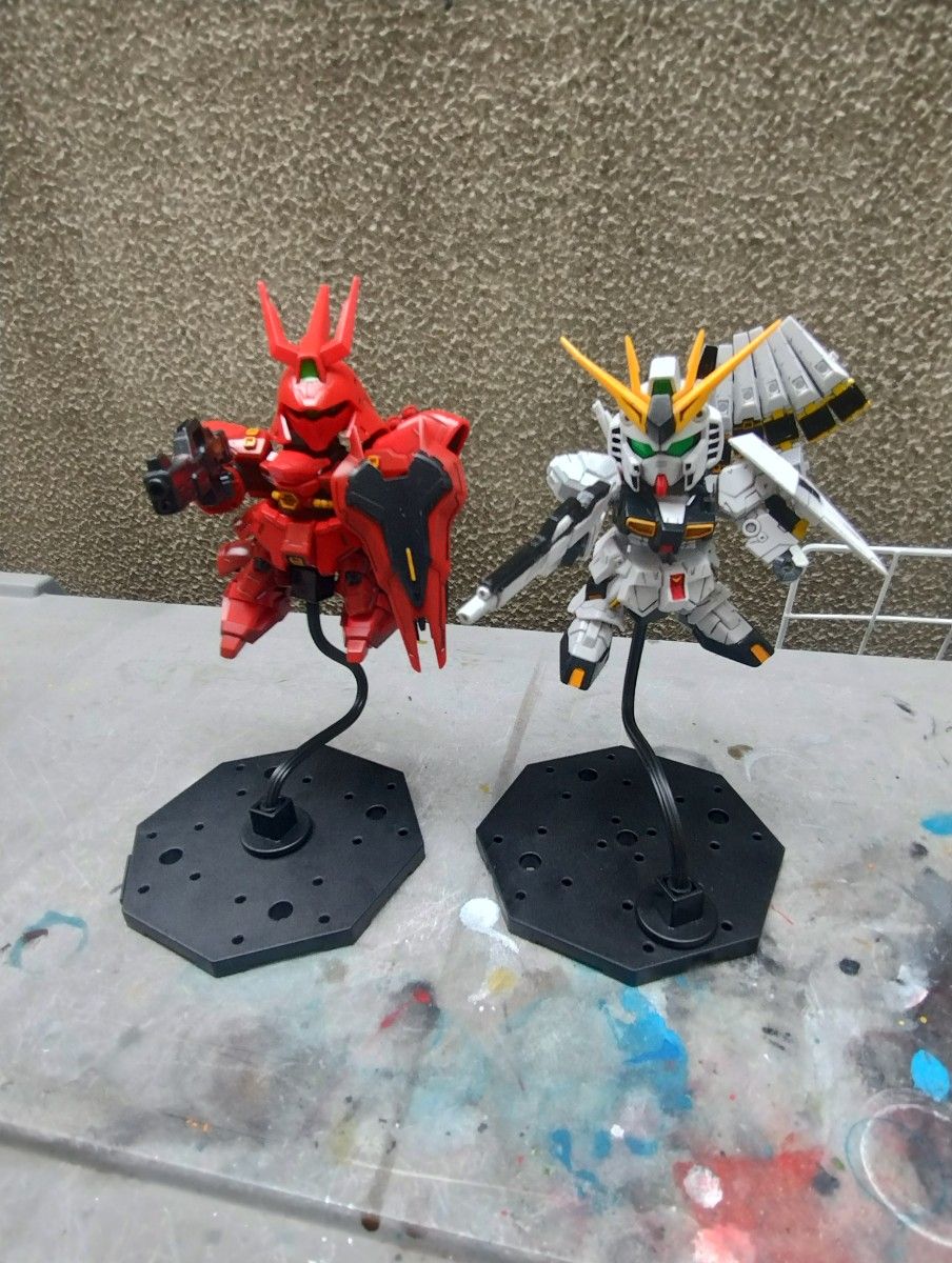 完成品　BB戦士　逆襲のシャア　νガンダム　サザビー