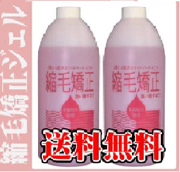 ★送料無料★ 縮毛矯正ジェル1000ml　お買得２個セット_今回の出品は２個セットです