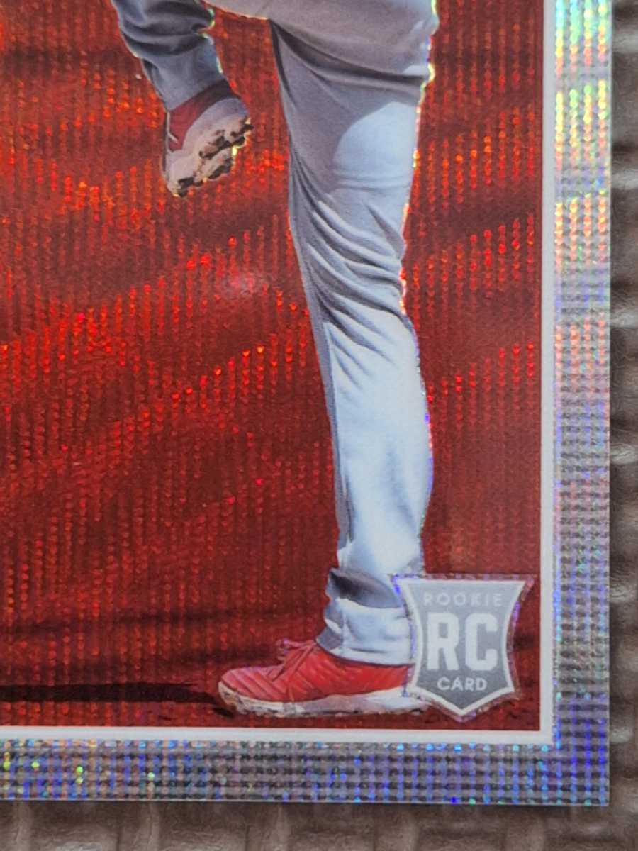 2018 Panini Chronicles Contenders Optic #9 SHOHEI OHTANI RC 106/199 Red Prizm Los Angeles Angelsの画像5