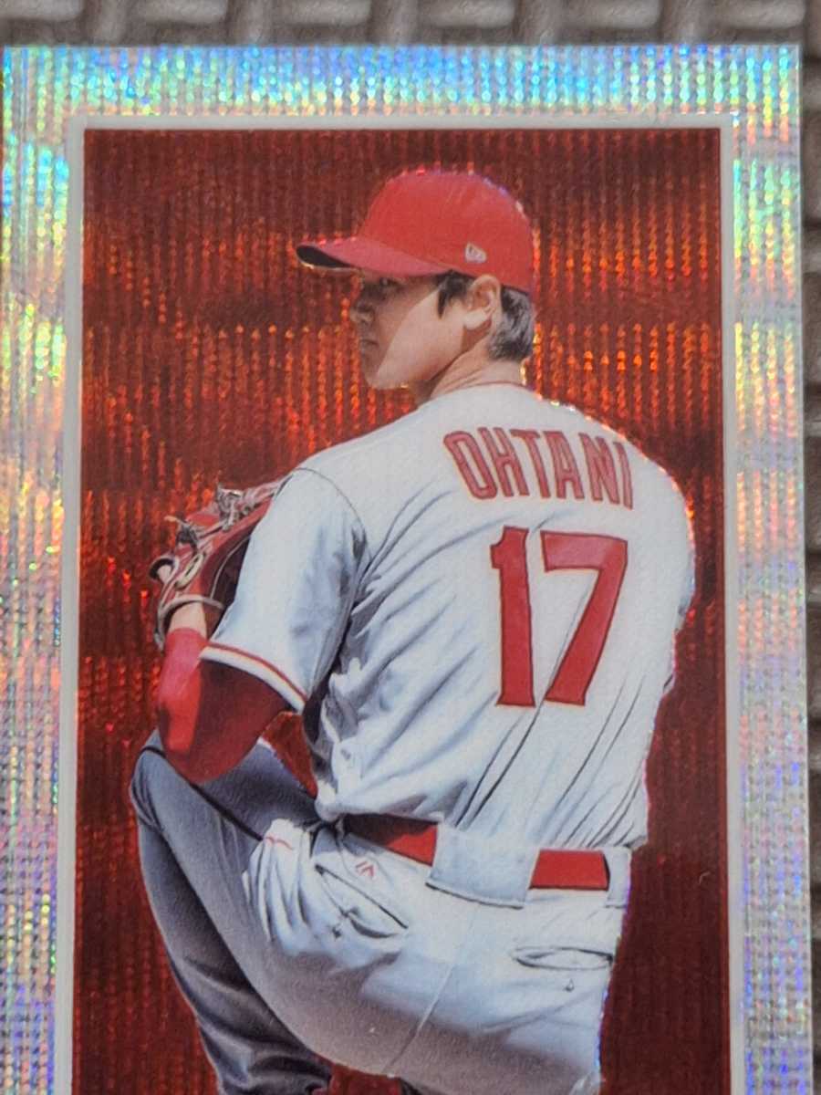 2018 Panini Chronicles Contenders Optic #9 SHOHEI OHTANI RC 106/199 Red Prizm Los Angeles Angelsの画像4