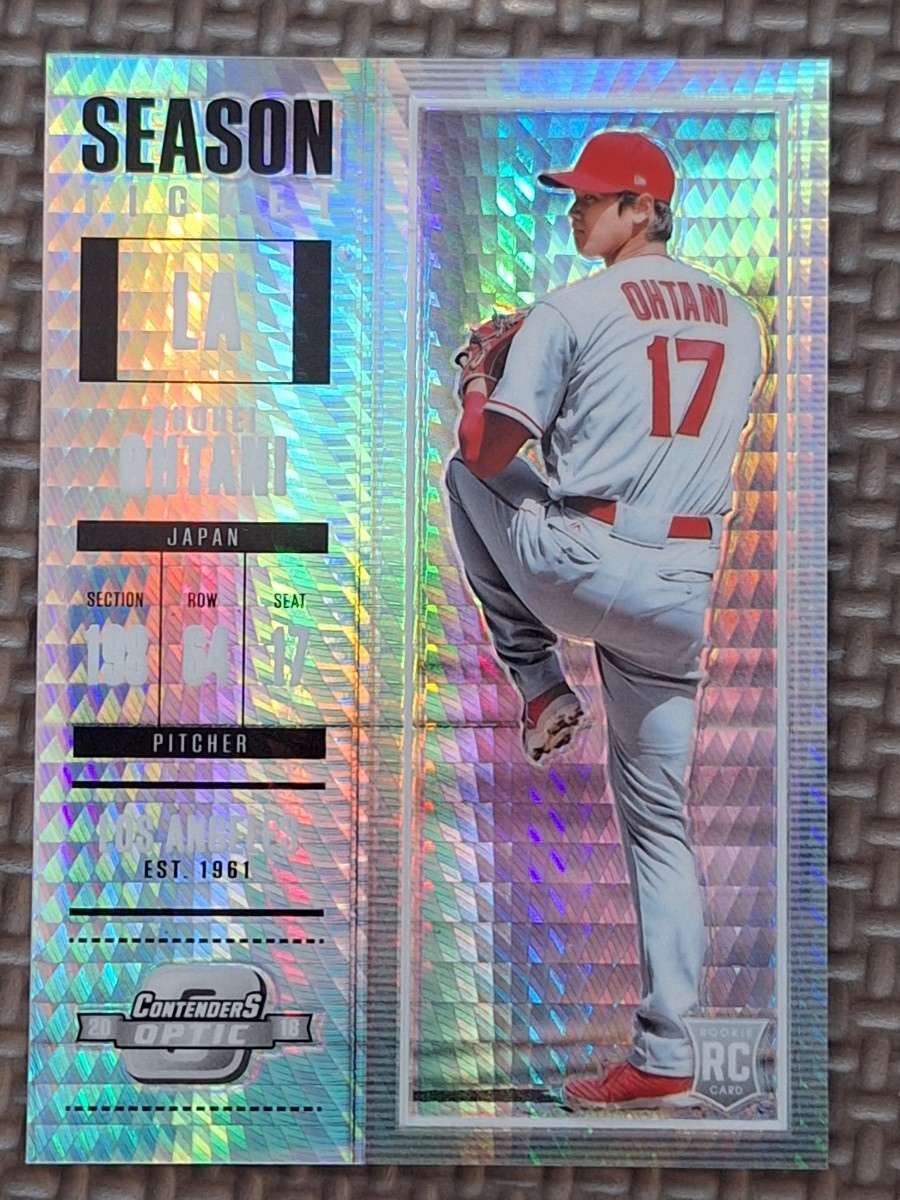 その他 2018 Panini Chronicles Contenders Optic #9 SHOHEI OHTANI RC 249/299 Hyper Prizm Los Angeles Angels