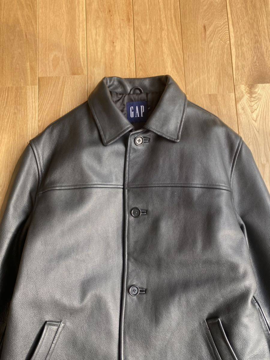 old gap oldgap レザー カーコート vintage 90s レザージャケット ビンテージ オールドギャップ M_画像1