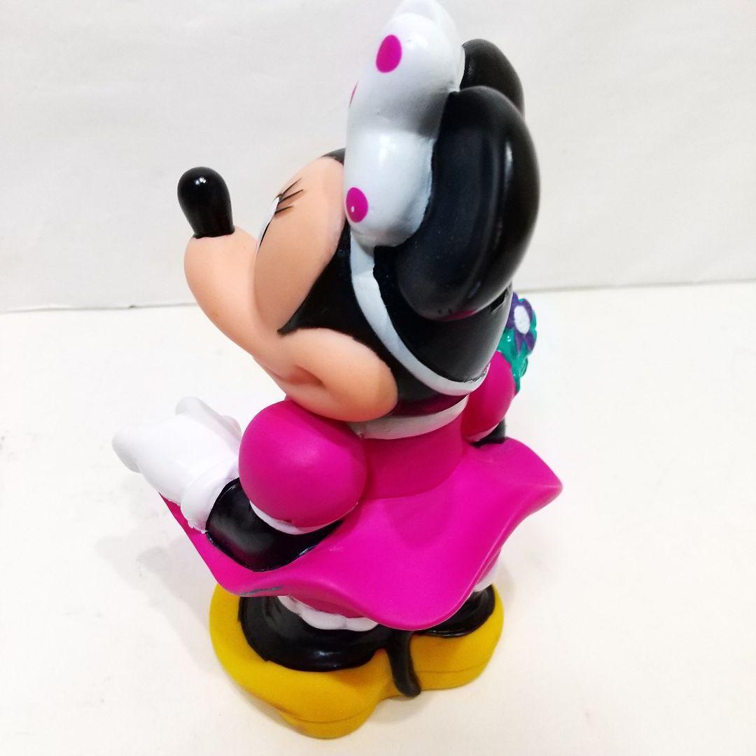 1円スタート ディズニー 非売品 ミニーマウス ソフビ人形貯金箱 1996年 当時物 希少 まとめて取引不可の画像8