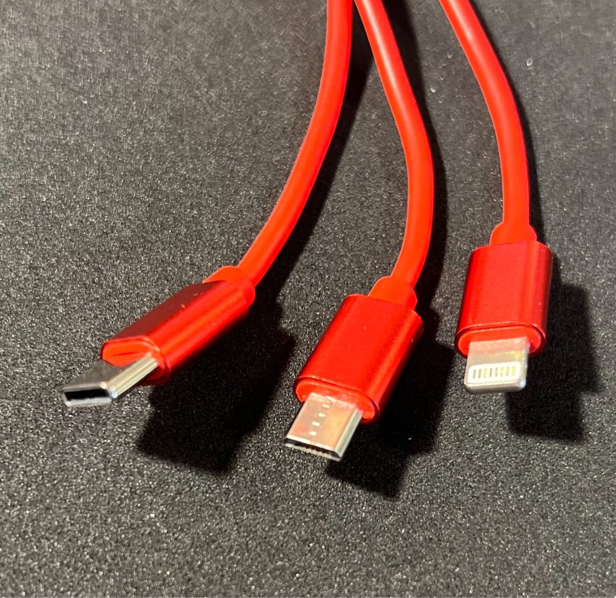 * Alfa Romeo Alpha Romeo NEW Logo volume taking . type charge cable 3in1 Lightning/ Micro USB /Type-C / charge cable length adjustment possibility 100cm red *