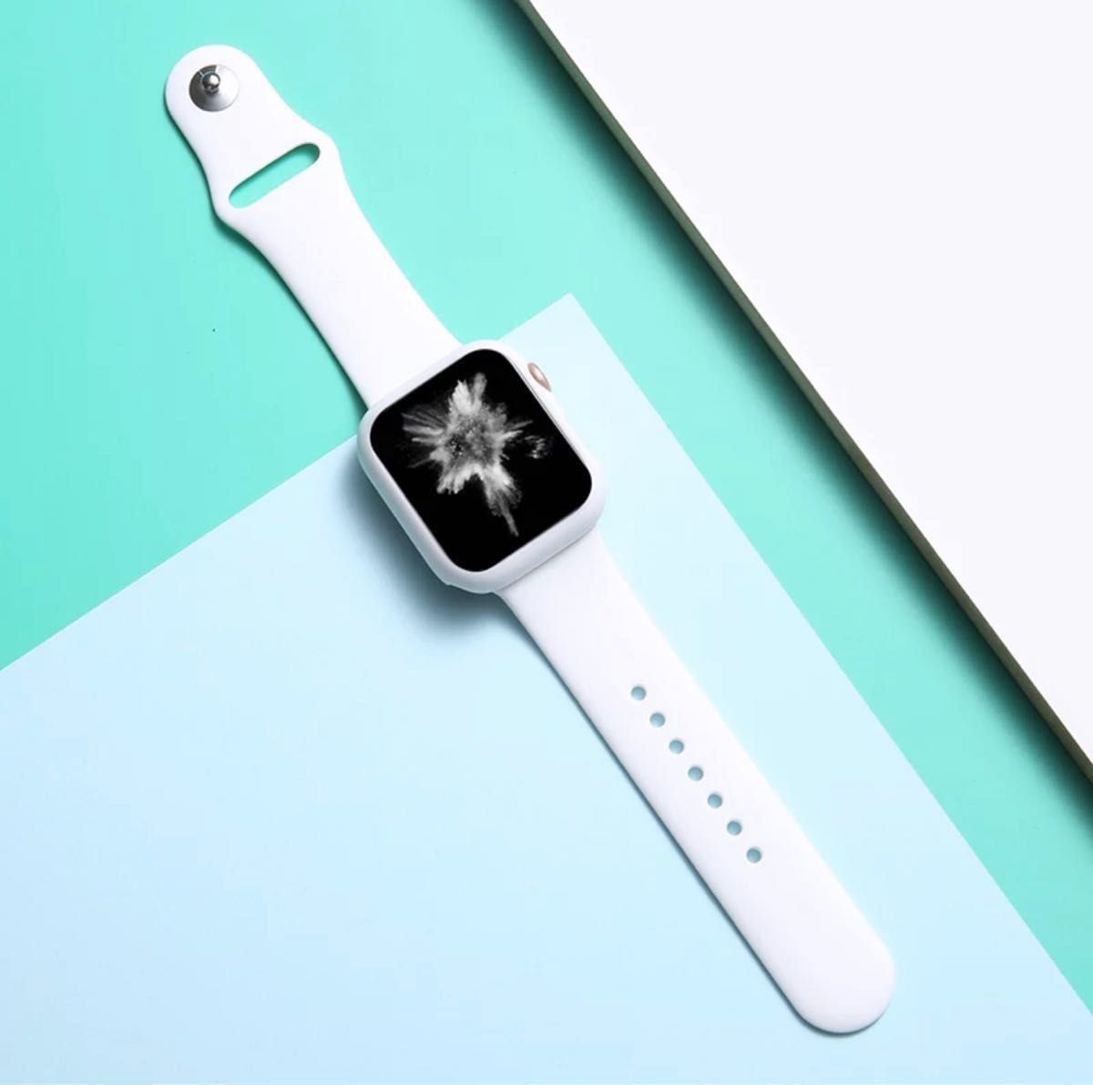 Apple Watchシリコンバンド38/40/41mmライトベージュ系