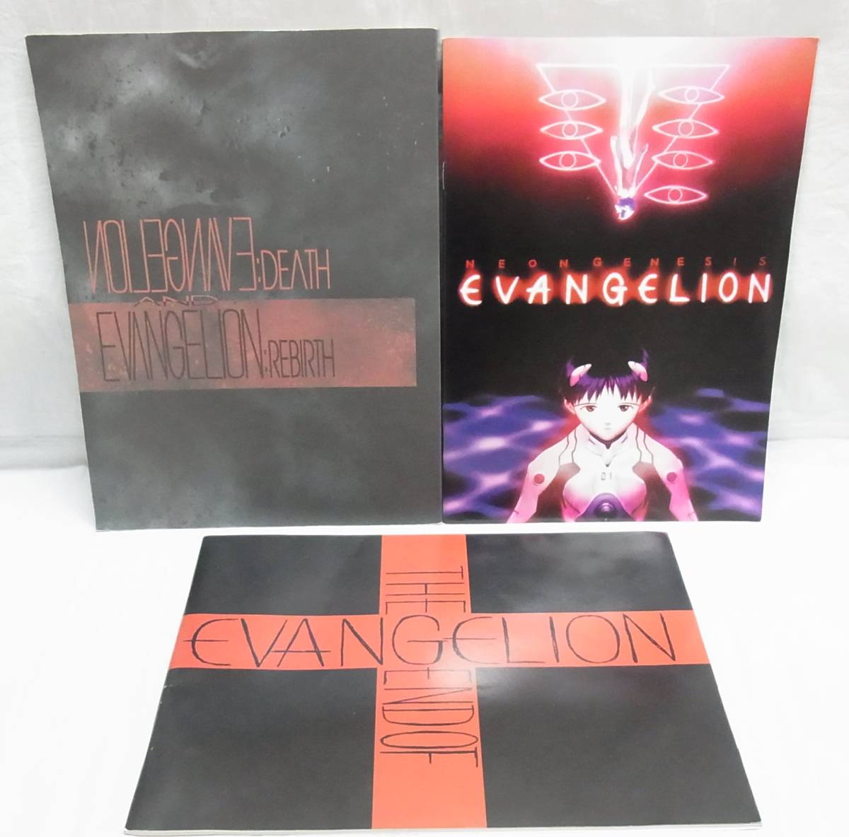 ▲新世紀エヴァンゲリオン劇場版 シト新生 THE END OF EVANGELION▲パンフレット 3点まとめて 1997年 EVANGELION 東映▲60_画像1