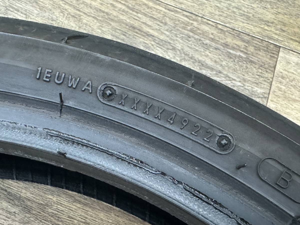 【2022年製】DUNLP α-14H 110/70R17 140/70R17 前後セット　　　　　　　　　　　　　　検）ダンロップ アルファ 14 13SP Q5 Q4 150/60R17_画像4