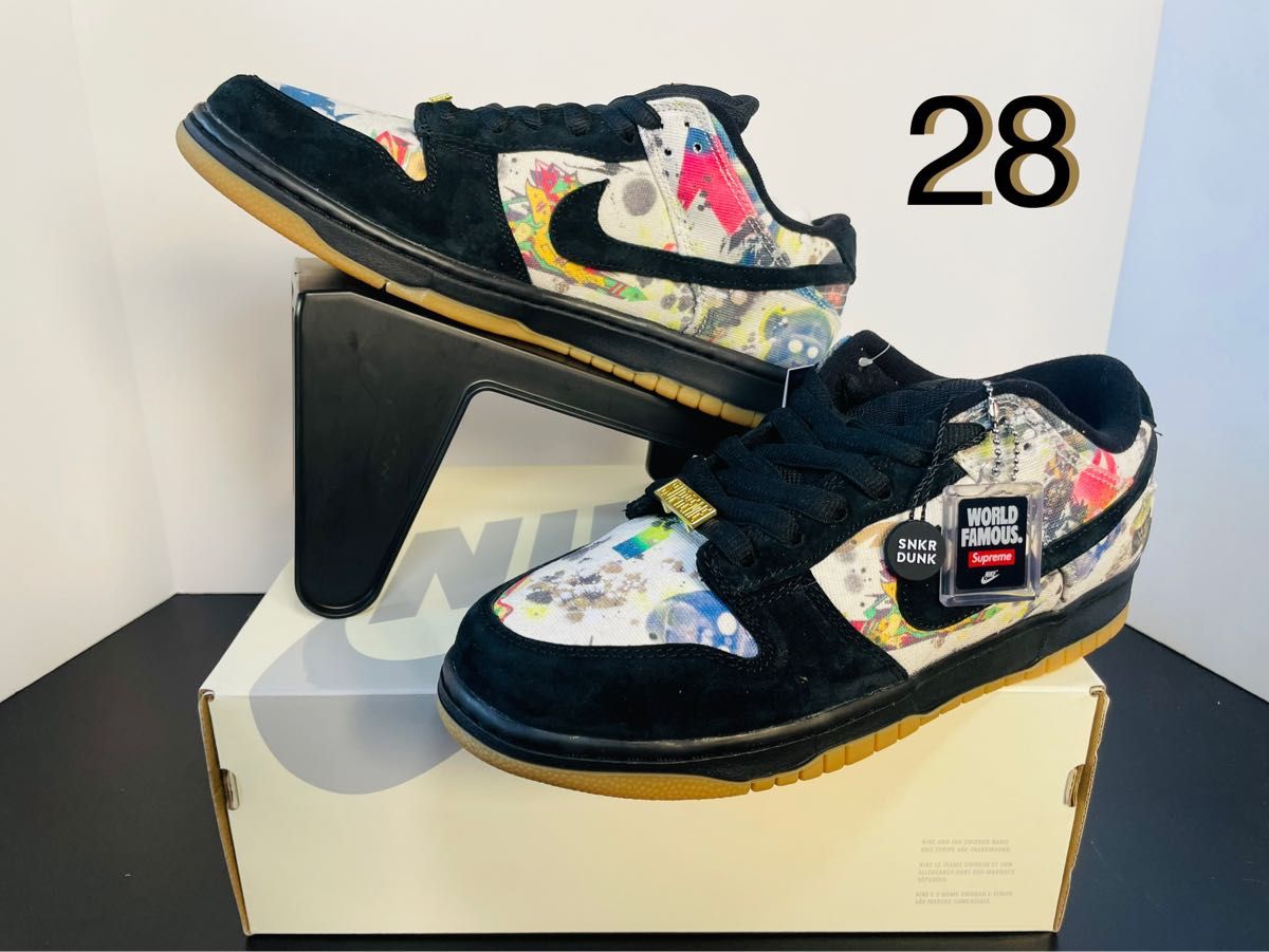 Supreme×Nike SB Dunk"Rammellzee" 28cm