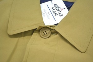 Mr. GENTLEMAN ミスタージェントルマン ATHLETICS STAINCOLLAR COAT ステンカラーコート L ベージュ 60/40クロス SOUTIEN MIX ミックス_画像7