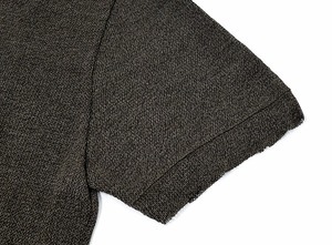 KLASICA クラシカ U-neck knit Tee GRASLO PP Uネック ペーパーニットTシャツ 2 BROWN ブラウン Paper T-Shirts 和紙 Cut Sewn カットソー