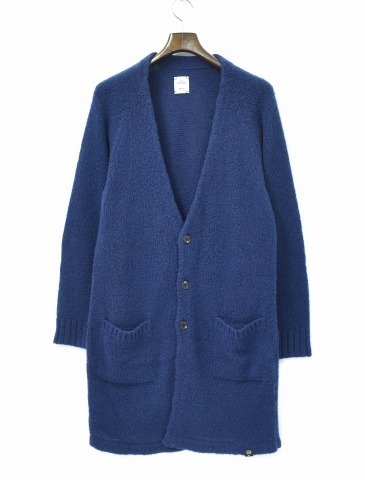 BEDWIN ベドウィン DRALON KNIT LONG CARDIGAN LOWE ドラロンニット ロングカーディガン 2 NAVY SWEATER セーター &THE HEARTBREAKERS