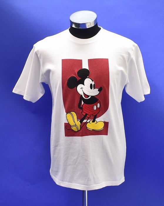 【在庫一掃】 (アンダーカバー) UNDERCOVER UC1C8805 白 JUN 別注 コラボ S/S 半袖 Tシャツ ロゴ ミッキーマウス ディスニー TEE U Mouse Mickey Disney Mサイズ