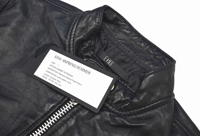 EINS(e in z/a in s)Reproduct Single Leather Riders Jacketli Pro канал кожа байкерская куртка блузон одиночный оригинальные кожаные сиденья 
