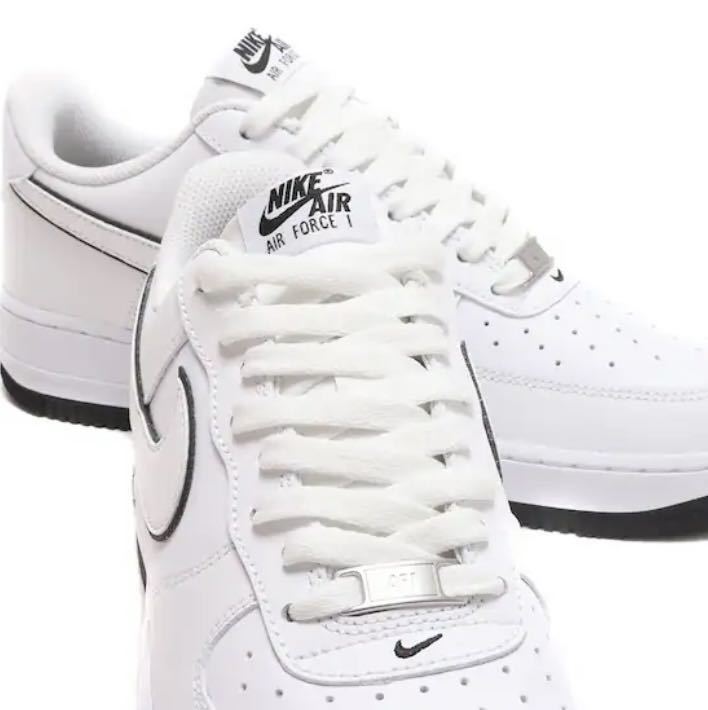 即決26cm NIKE AIR FORCE1 Low White/Blackナイキ エアフォース1 ロー