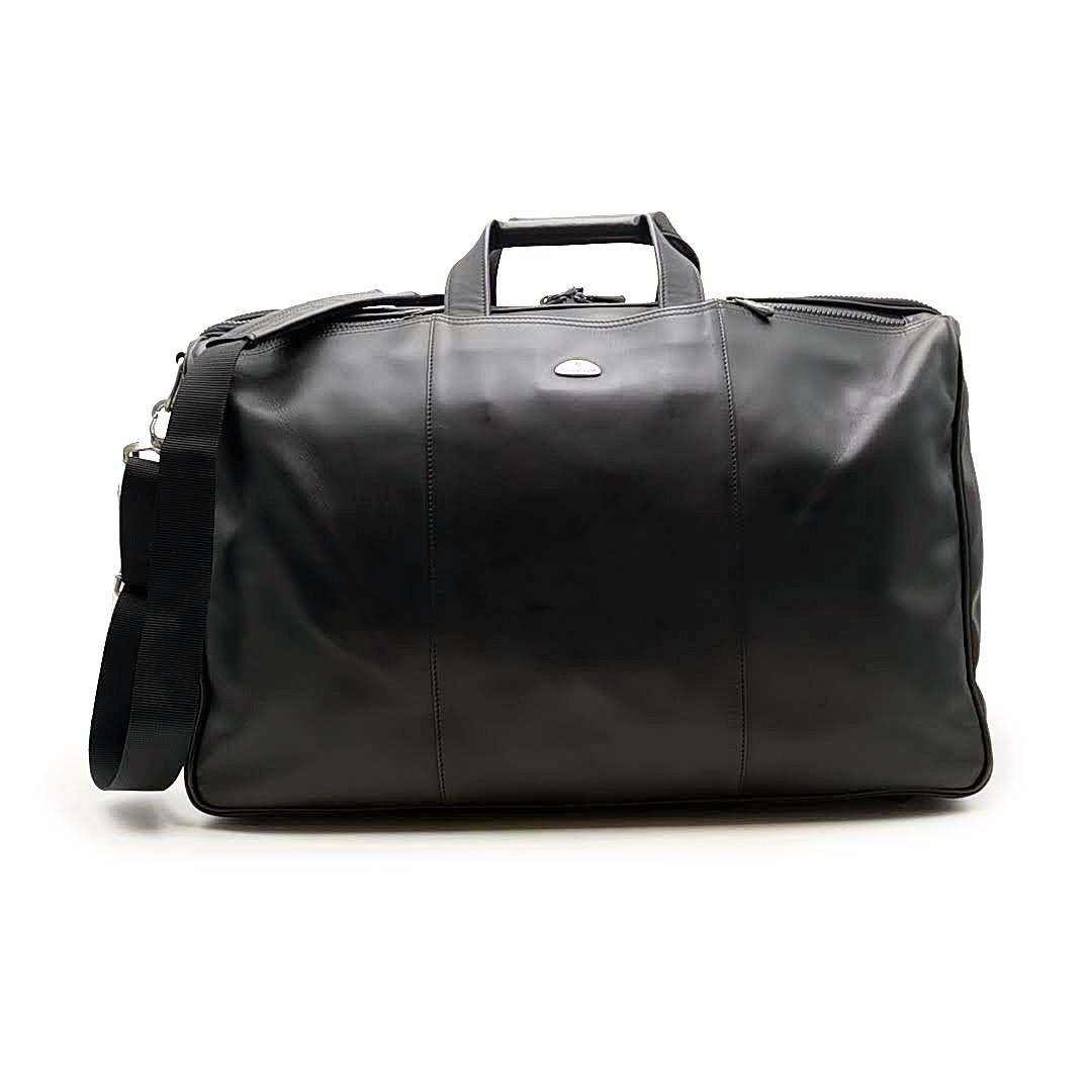 送料無料 美品 サムソナイト Samsonite ビジネスバッグ ブリーフケース ボストンバッグ 鞄 2WAY レザー 黒 メンズ