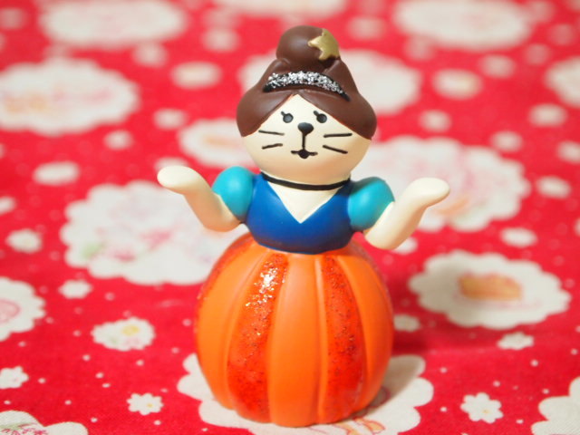 SALE　ミニチュア　かぼちゃシンデレラ猫　DECOLE　concombre_画像1
