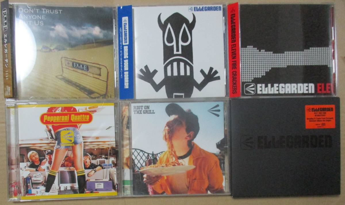 ELLEGARDEN エルレガーデン アルバム 全6枚 + BEST + DVD 2枚 / CD 7枚 + DVD 2枚セット