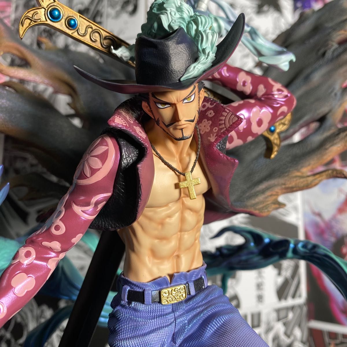 ONE PIECE 鷹の目のミホーク フィギュア ガレージキット-
