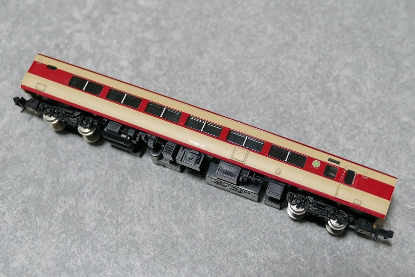 サロ381　381系電車　TOMIX　国鉄特急色　やくも　くろしお　しなの　485系　183系　189系　キハ82　383系　1101_画像2