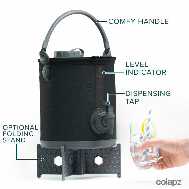 COLAPZ（コラプズ）ウォータージャグ 8L 2in1 Water Carrier&Bucket タン 折り畳みジャグ バケツ アウトドア キャンプ 5060269703048の画像4
