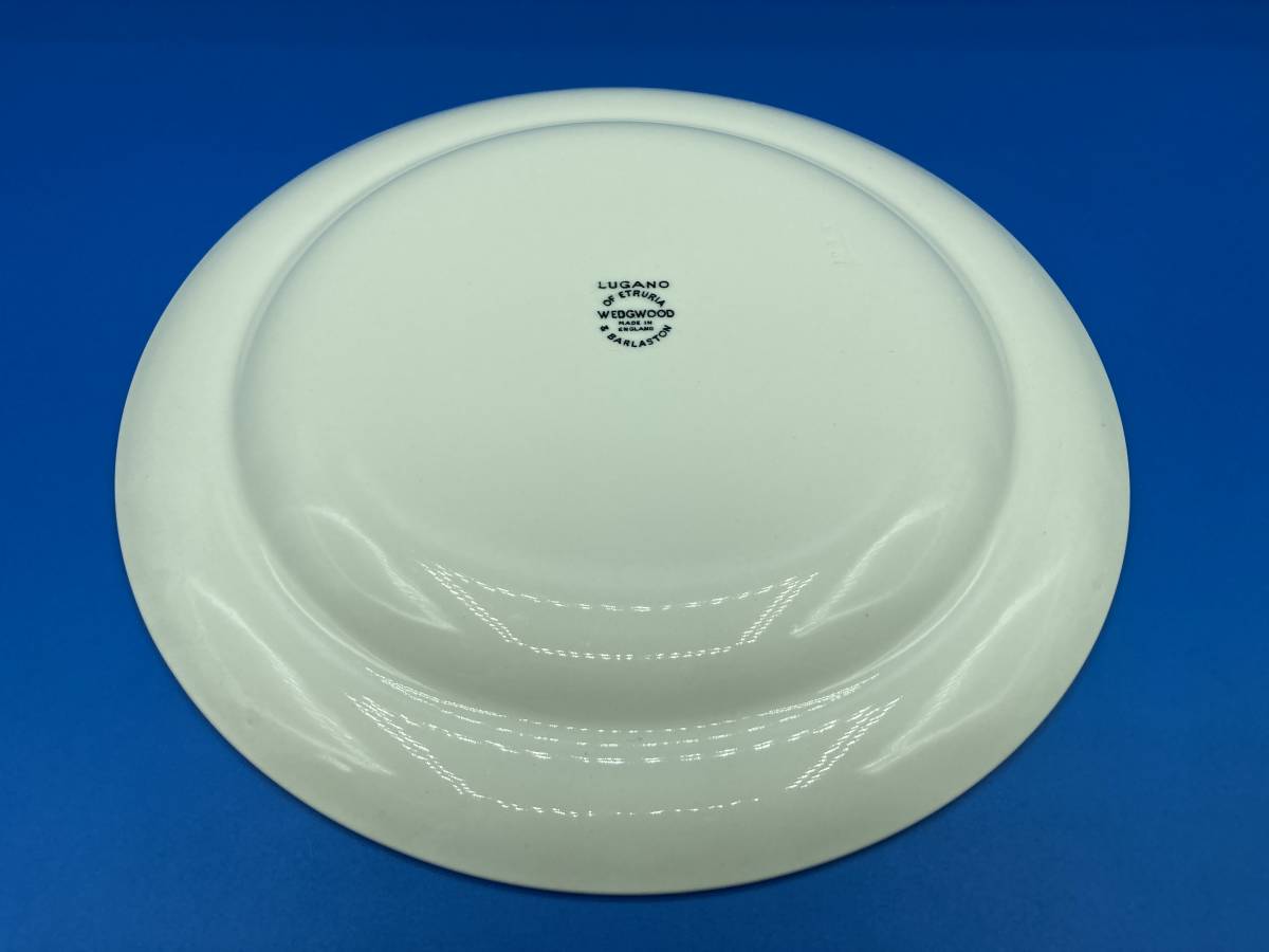 【未使用　保管品　箱なし】Wedgwood ウェッジウッド ★LUGANO ルガノ ★ヴィンテージ品 ★プレート(4) ★サイズ 255mm_画像5