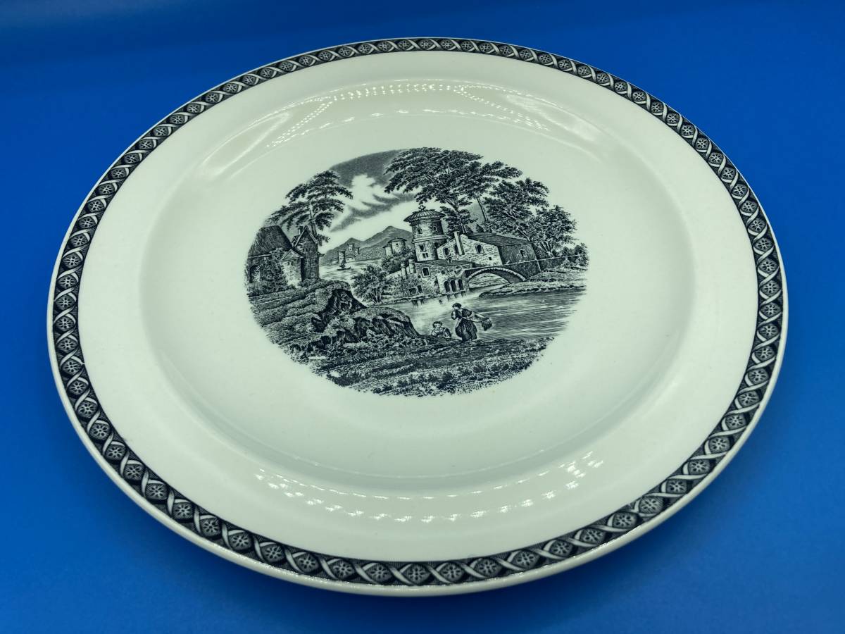 【未使用　保管品　箱なし】Wedgwood ウェッジウッド ★LUGANO ルガノ ★ヴィンテージ品 ★プレート(4) ★サイズ 255mm_画像2