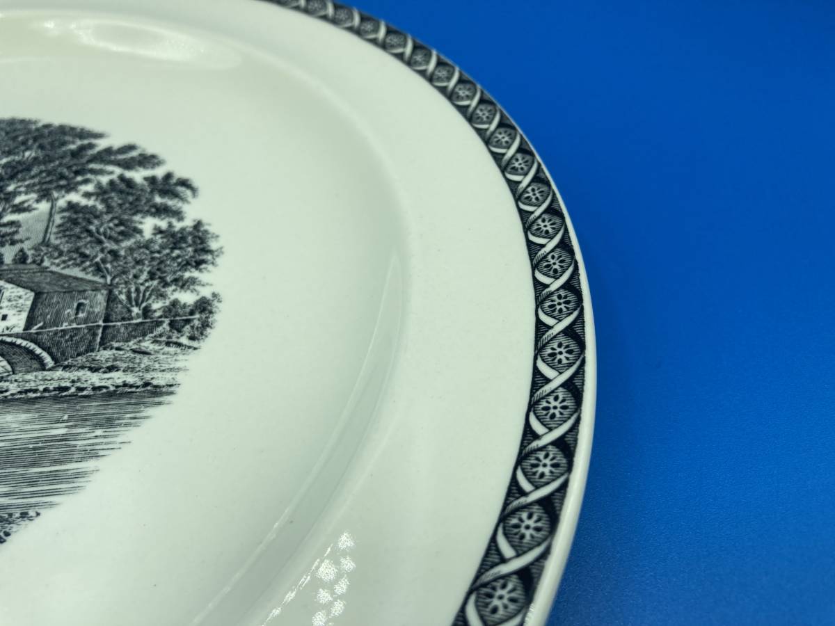 【未使用　保管品　箱なし】Wedgwood ウェッジウッド ★LUGANO ルガノ ★ヴィンテージ品 ★プレート(4) ★サイズ 255mm_画像4