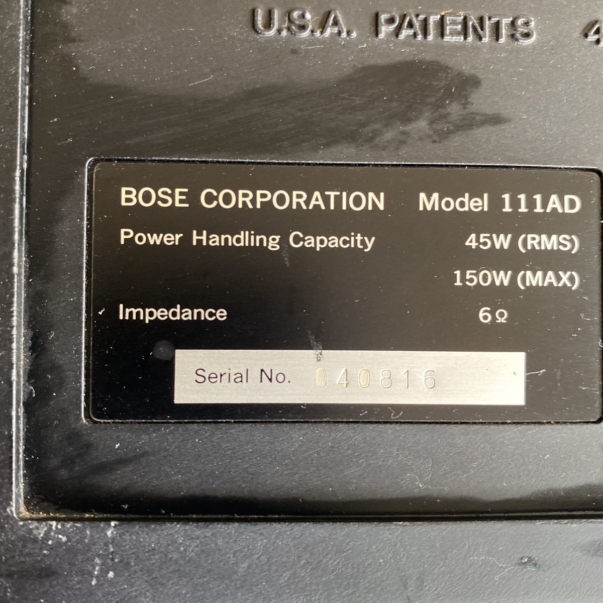スピーカー　BOSE Model 111AD_画像5