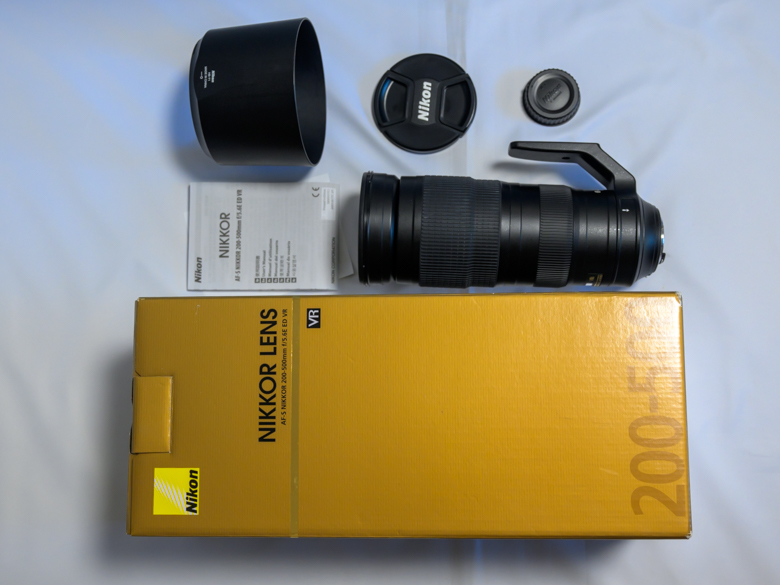 ☆中古美品☆ニコンAF-S NIKKOR 200-500mm f/5.6 E ED VR Fマウント