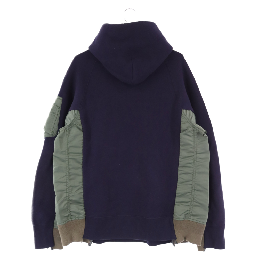 充実の品 SWEAT SPONGE サカイ Sacai MA-1 SCM-033 カーキ