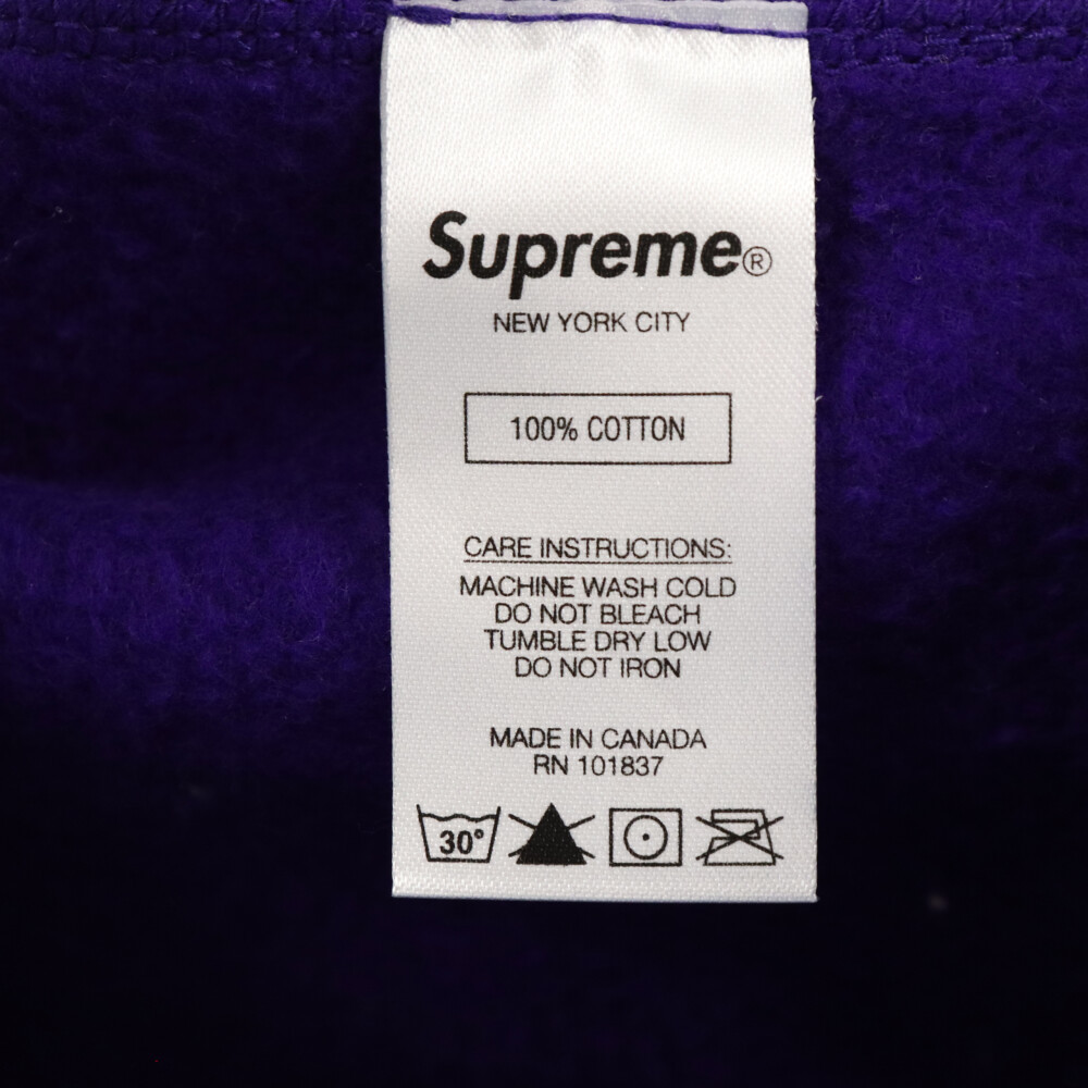 SUPREME シュプリーム 20SS Motion Logo Hooded Sweatshirt モーションロゴ フーデッド スウェットシャツ パーカー パープル_画像6